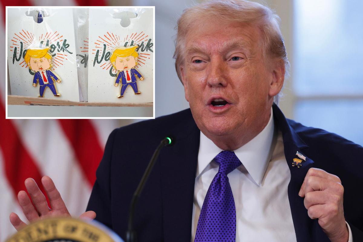 Happy Trump pins available after president wears | Gossip Wire