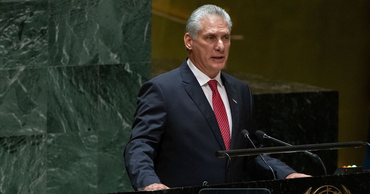 Cuban president vows to fight to the last drop of