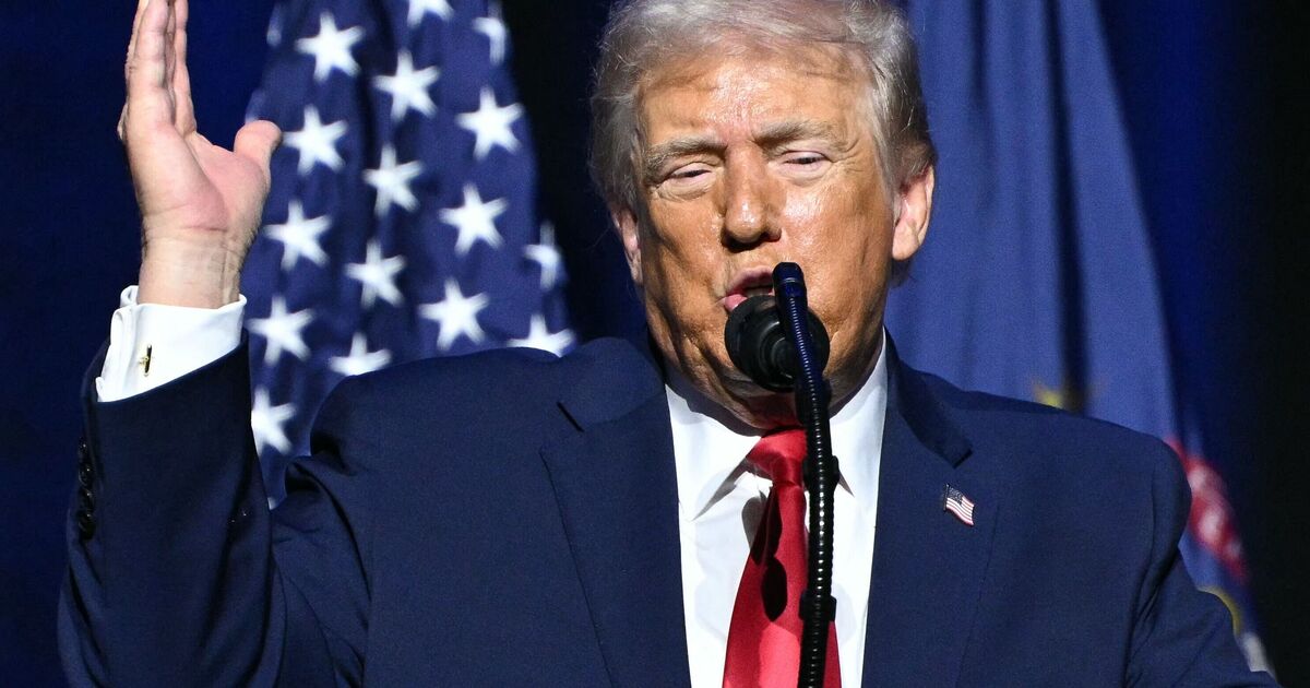 Donald Trump mocks Joe Biden for being high as a | Political News