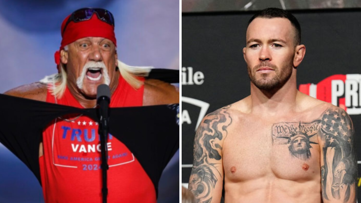 Hulk Hogan prayed for Colby Covington backstage