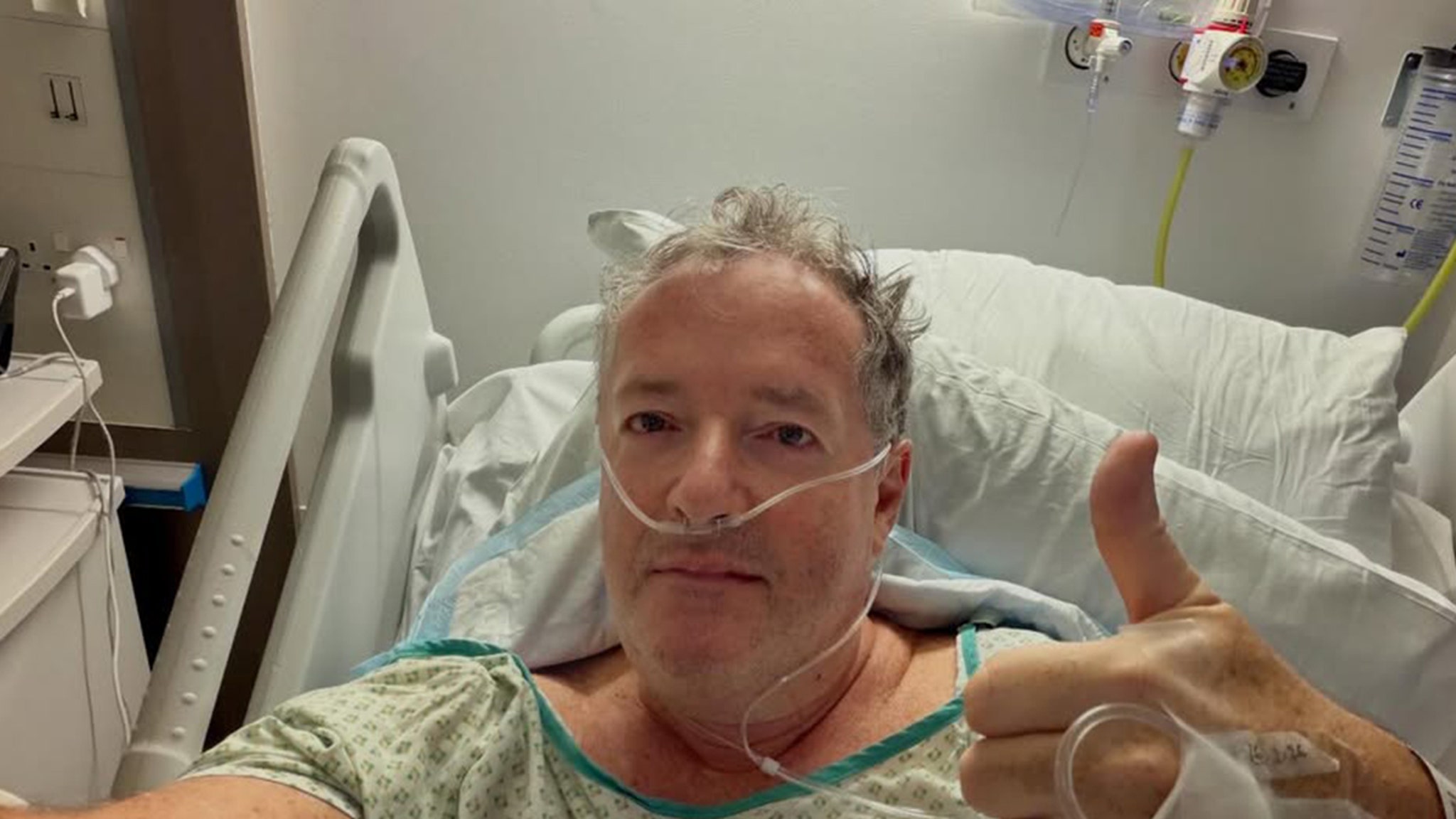 Piers Morgan Hospitalized After Fall, Undergoes