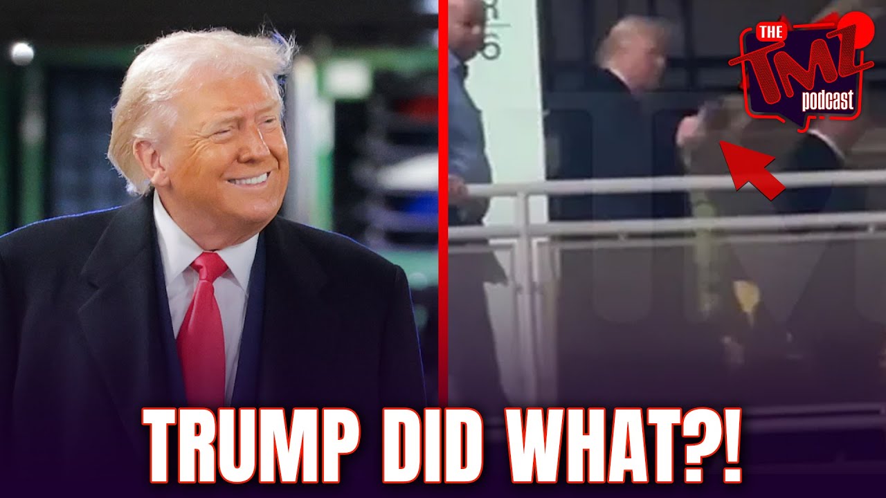 President Trump FLIPS OFF Ford Worker Who Shouts