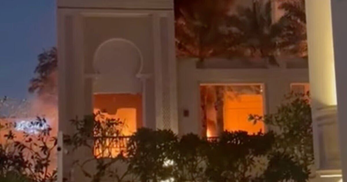 Horrific moment 5-star Dubai hotel hit by Iran | Political News