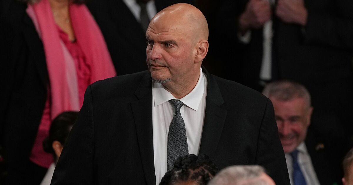 John Fettermans State of Union outfit shocks