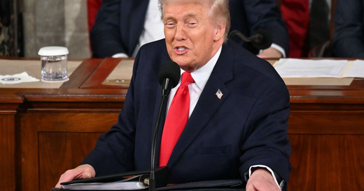 Trump breaks his own record for longest State of