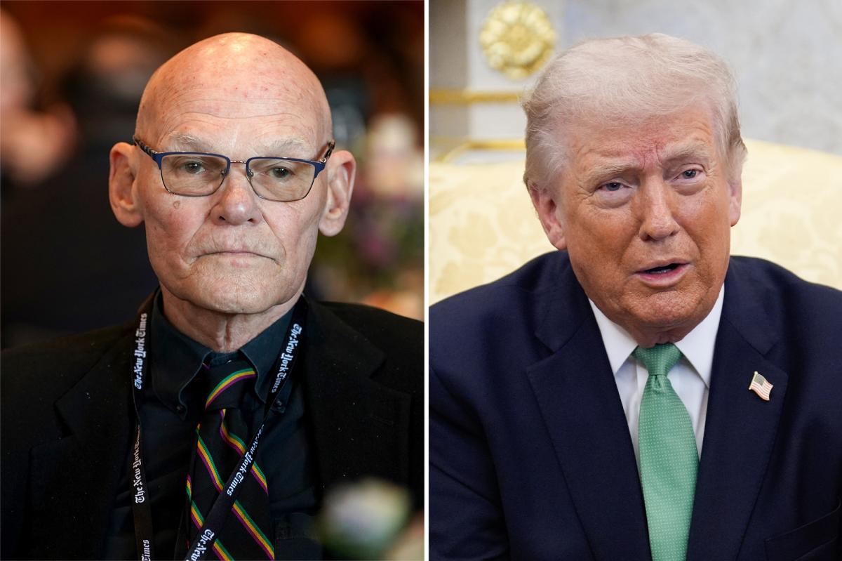 James Carville predicts Trump will resign next | Gossip Wire