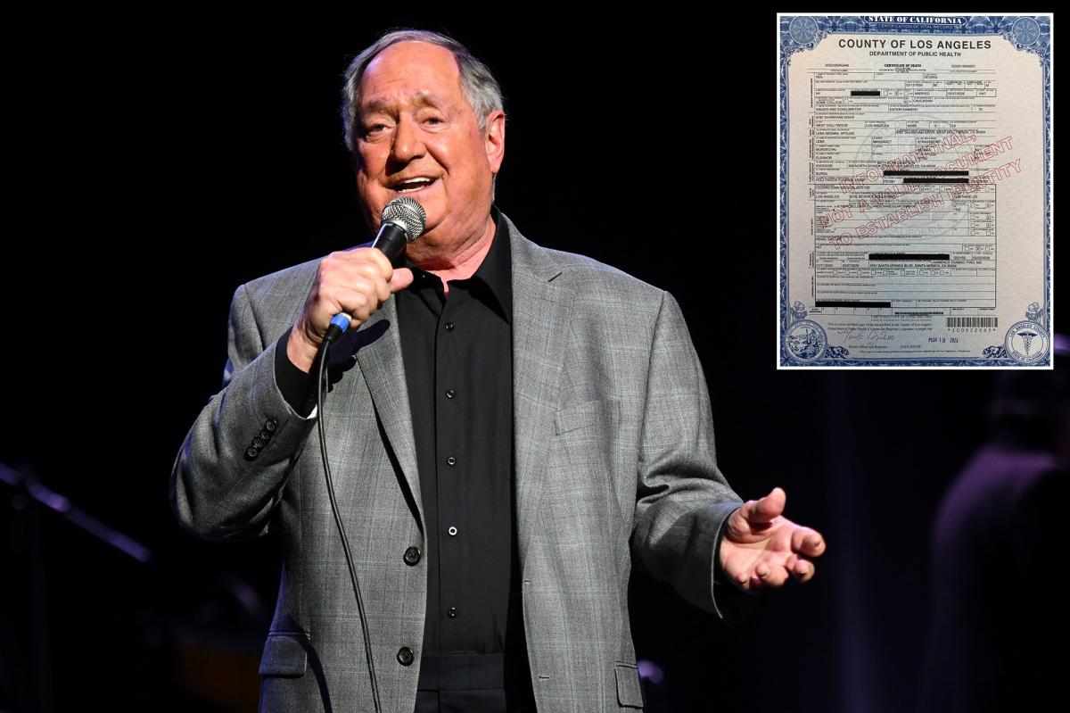 Legendary singer Neil Sedaka’s cause of death