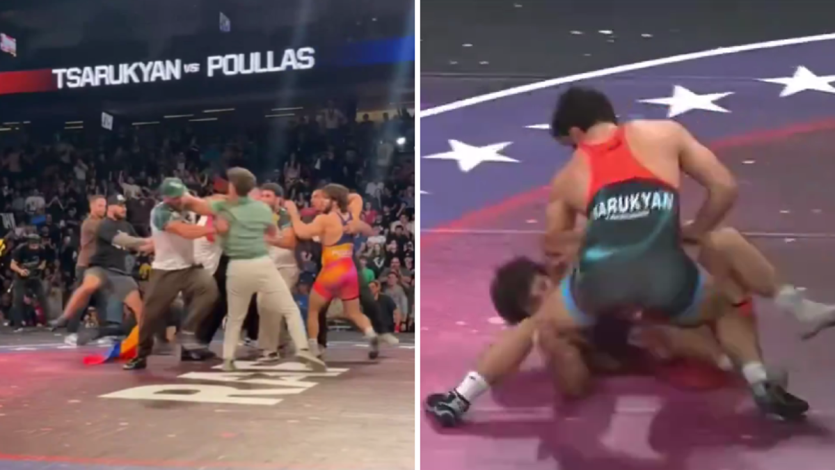 Arman Tsarukyan sparks huge brawl after punching