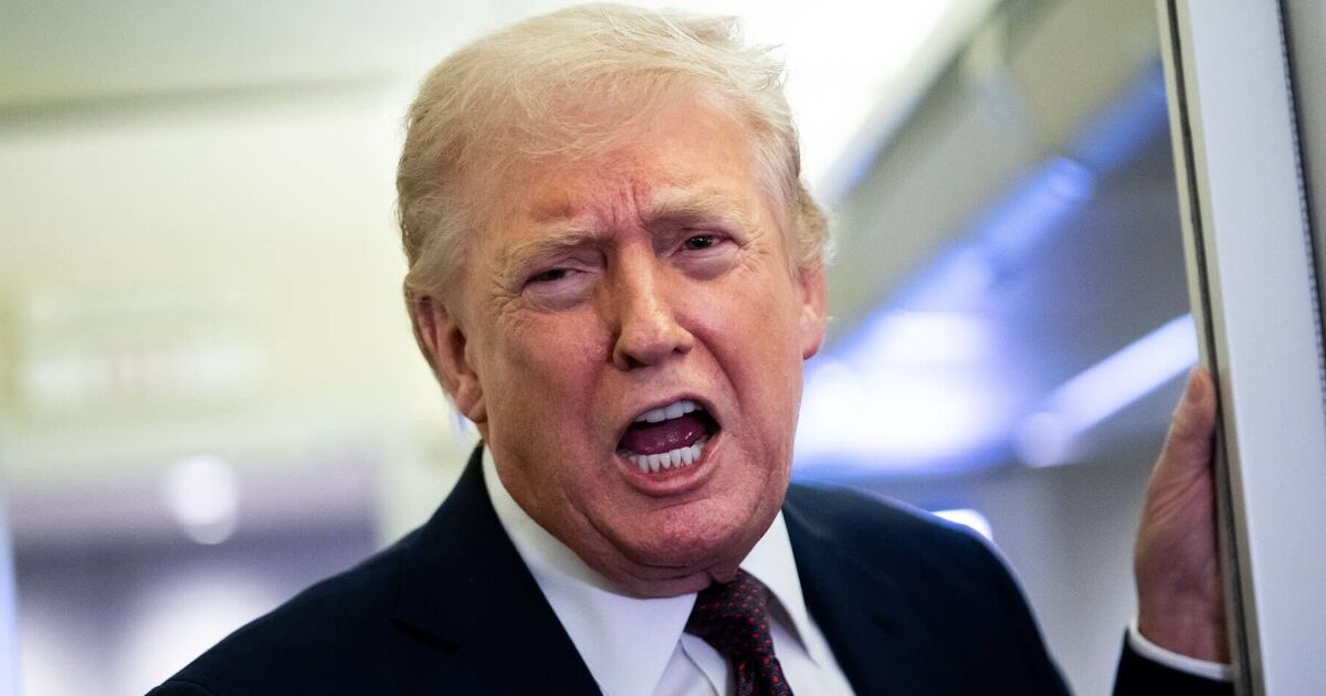 Livid Trumps shameful gesture to female