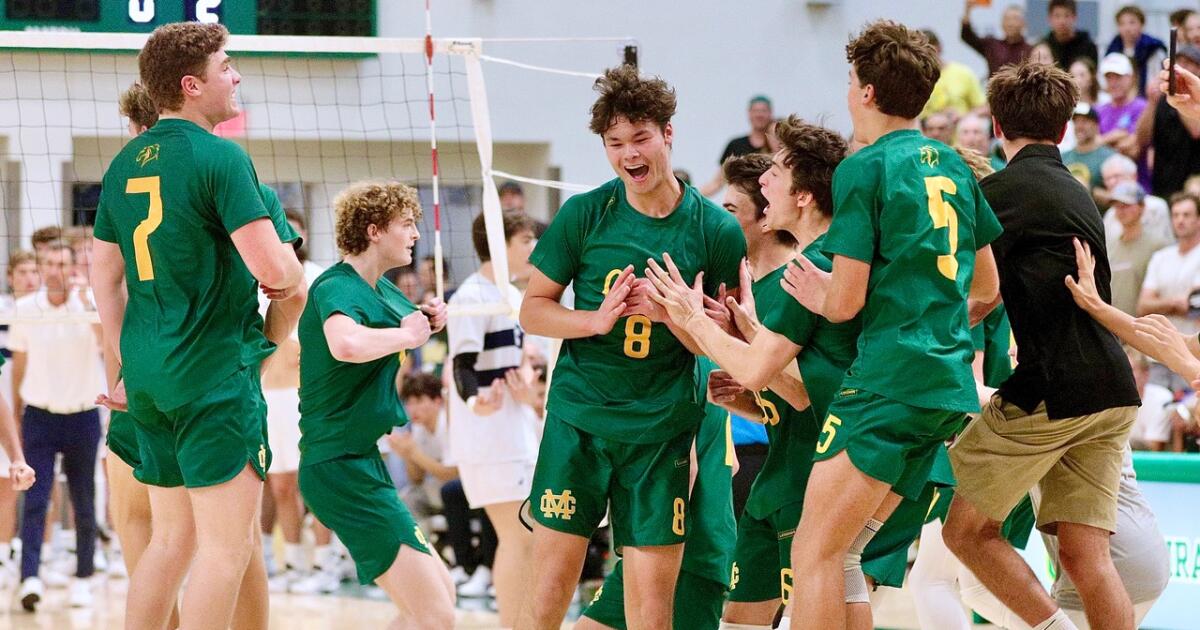 Mira Costa boys volleyball defeats rival Loyola
