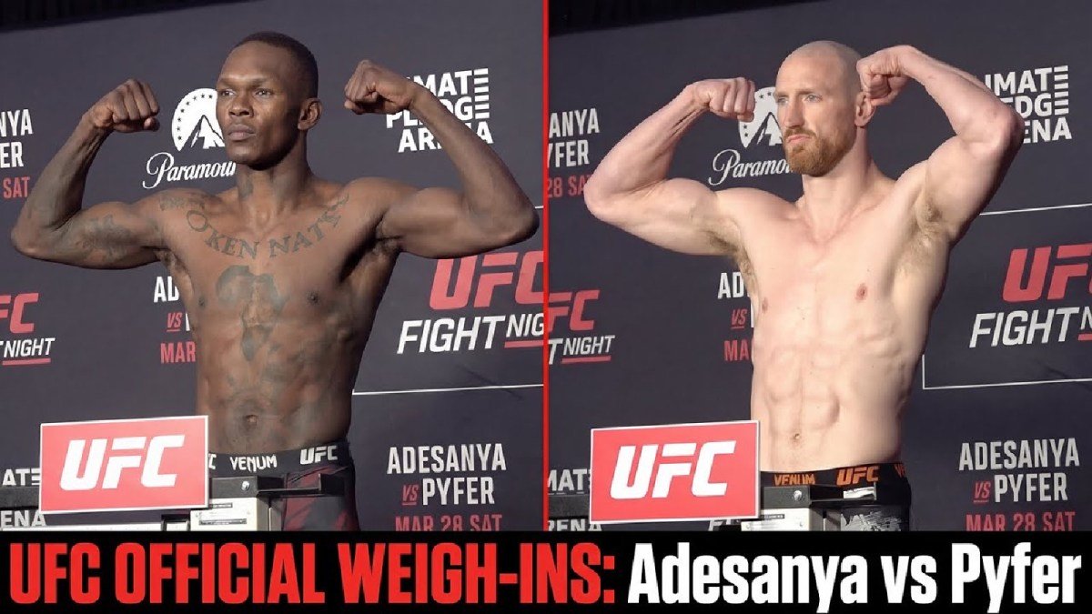 UFC Seattle main event weigh-in video: Israel