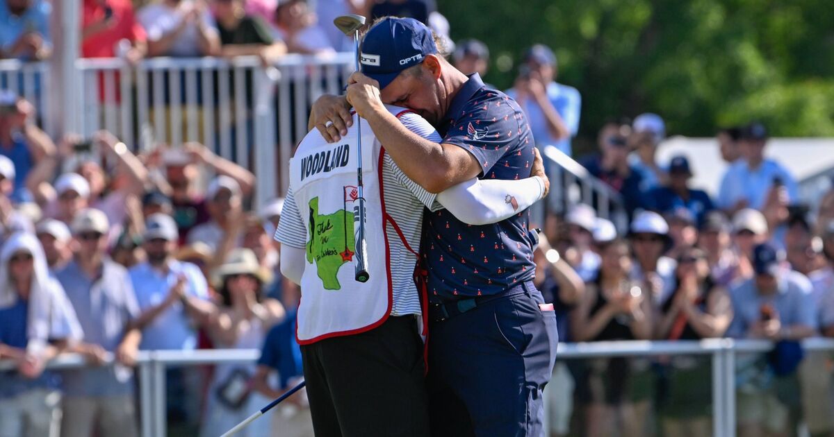 Woodland bursts into tears as he claims title | Golf News