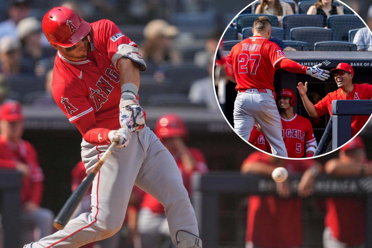 Angels Mike Trout makes Yankee Stadium history in | Sports News