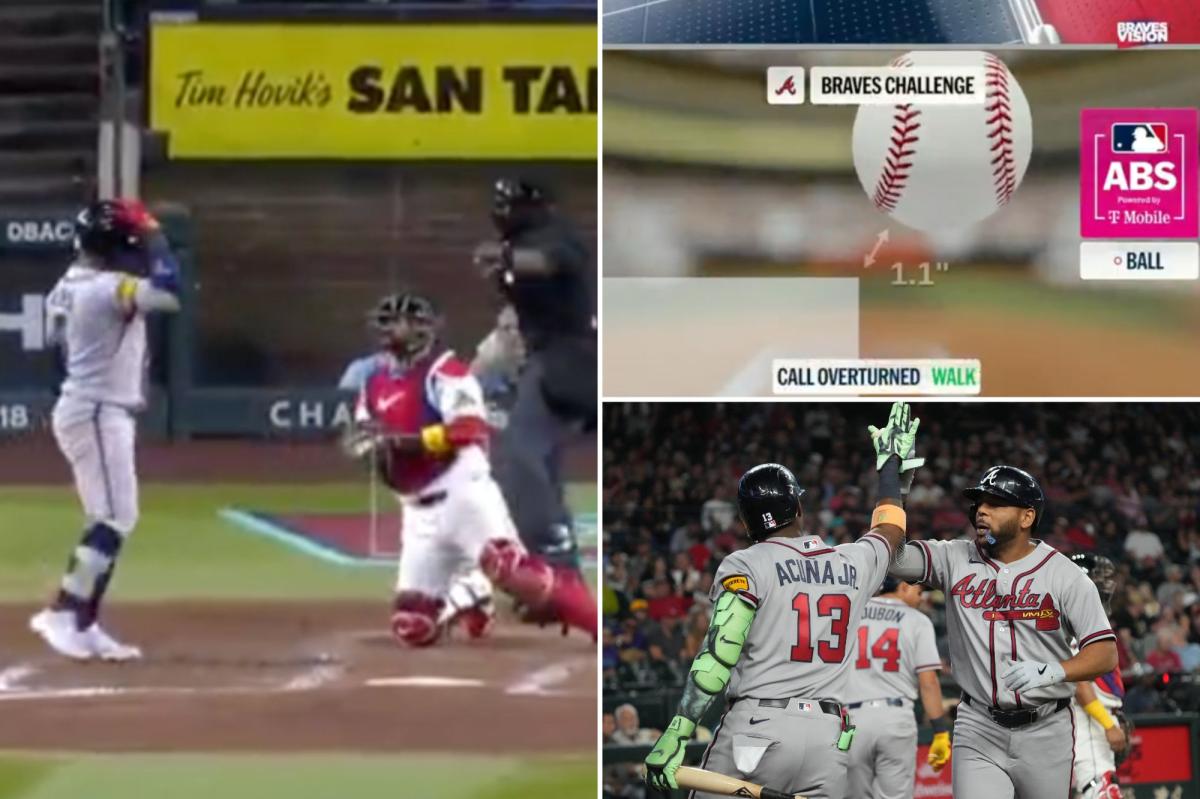 Braves ABS challenge leads to eight runs in wild | Sports News