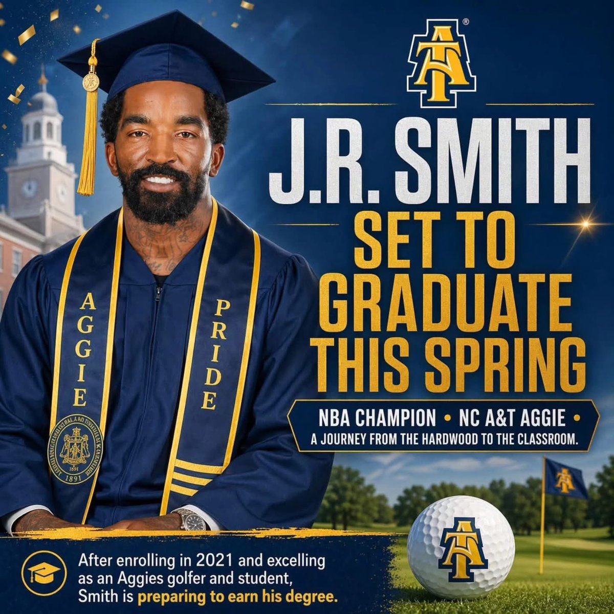 J.R. Smith To Graduate From North Carolina A&T | Gossip Wire News