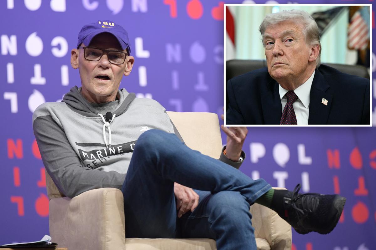 James Carville calls Trump a 'fat f--k' in wild, | Gossip Wire