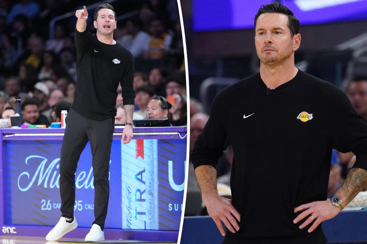 Lakers head coach J.J. Redick laces up custom made | Sports News