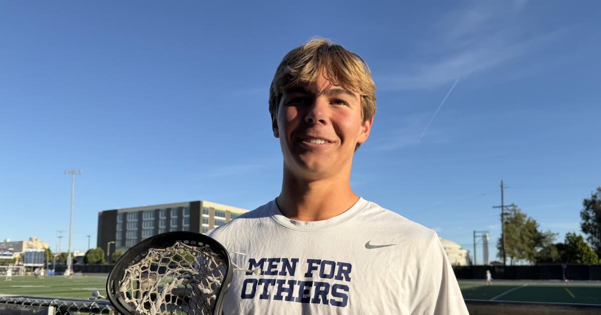 Loyola High's Tripp King looks to become lacrosse