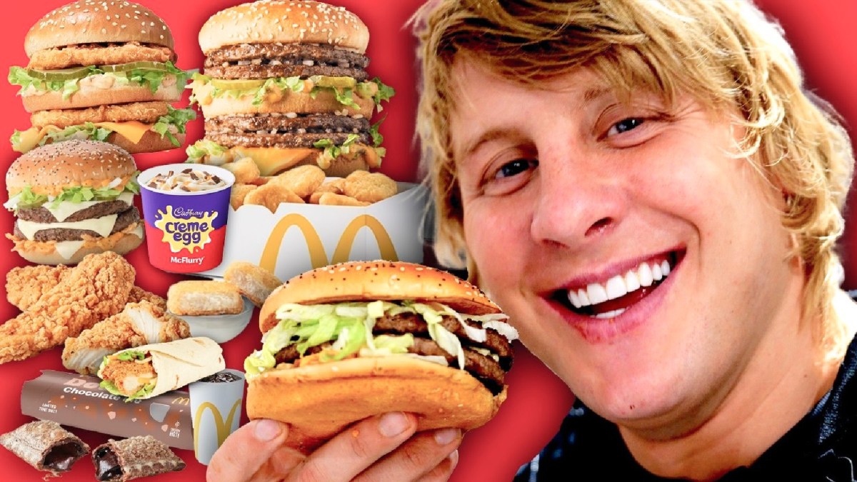 Paddy Pimblett orders every McDonald's menu