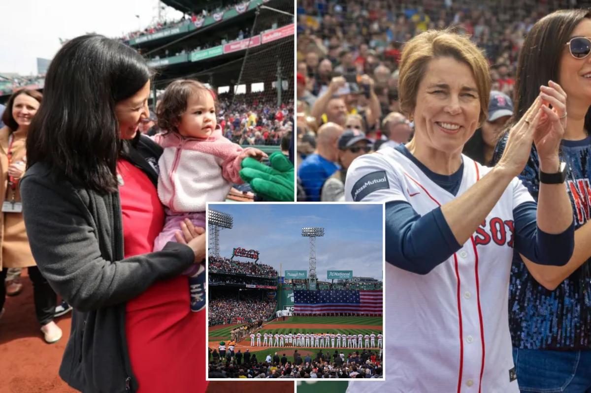 Red Sox fans boo Gov. Healey Mayor Wu at Fenway | Sports News
