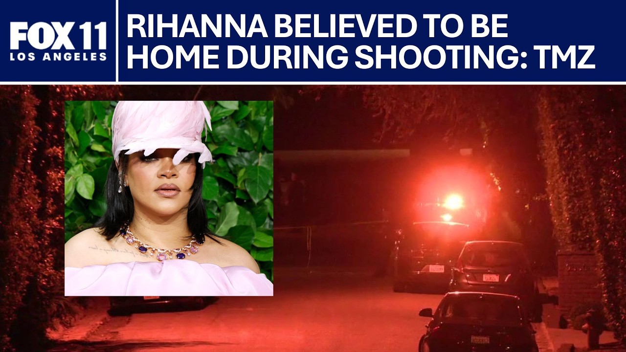 Rihanna's home shot while singer was inside: