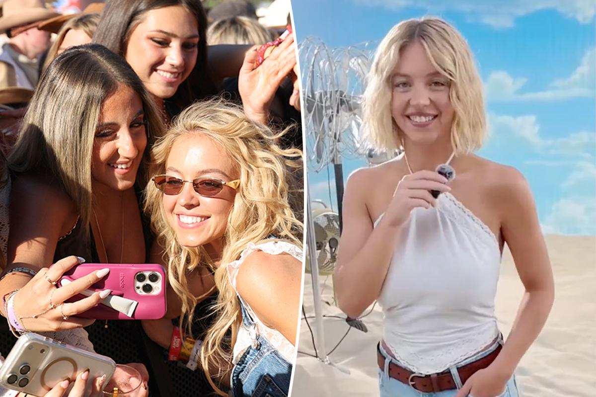 Sydney Sweeney pops up at Stagecoach, delights