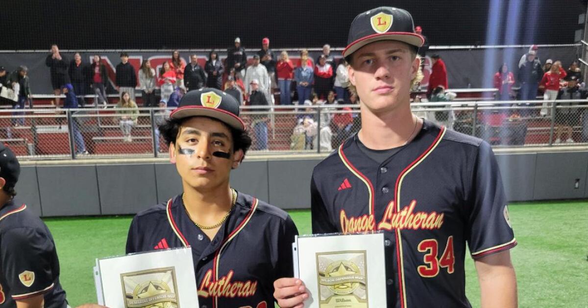 The Los Angeles Times' top 25 high school baseball
