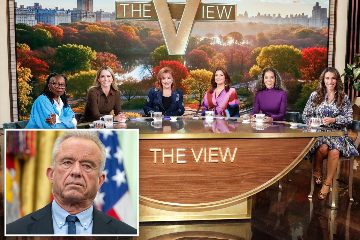 ‘The View’ hosts blast RFK Jr’s leadership as Joy | Gossip Wire