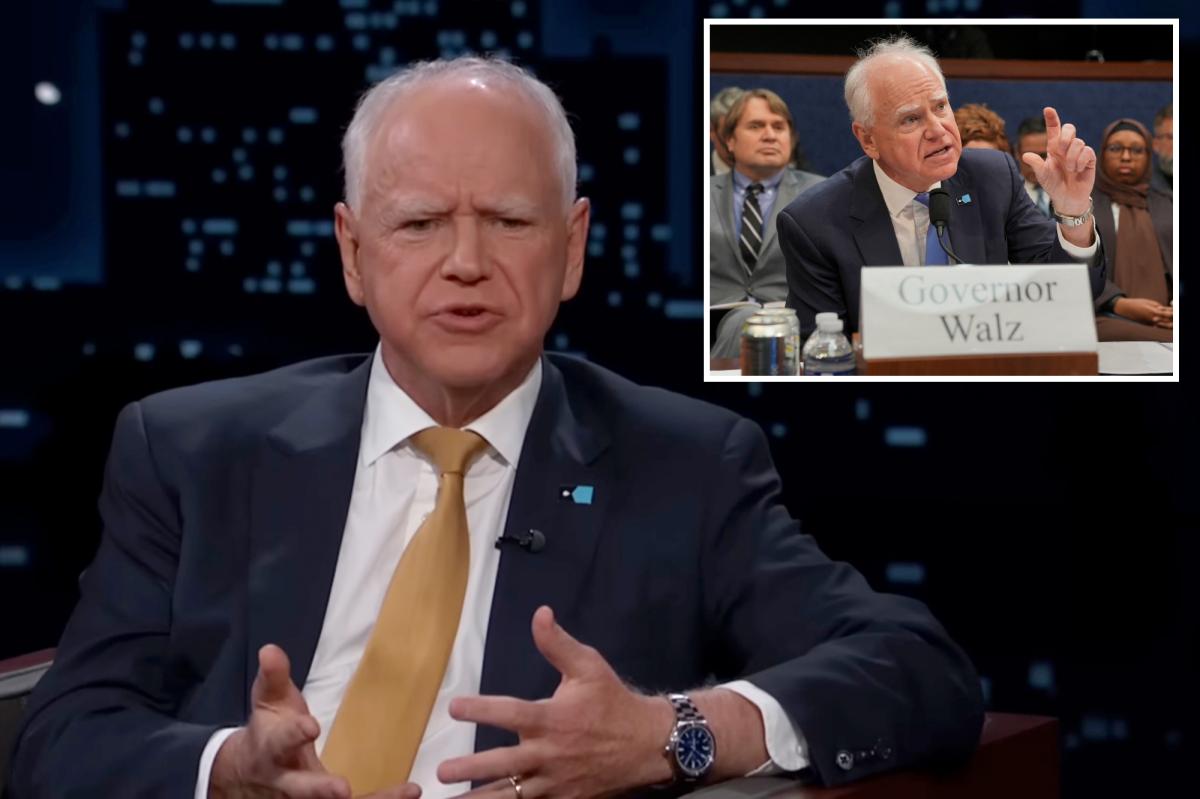 Tim Walz shrugs off Minnesotas massive fraud | Gossip Wire