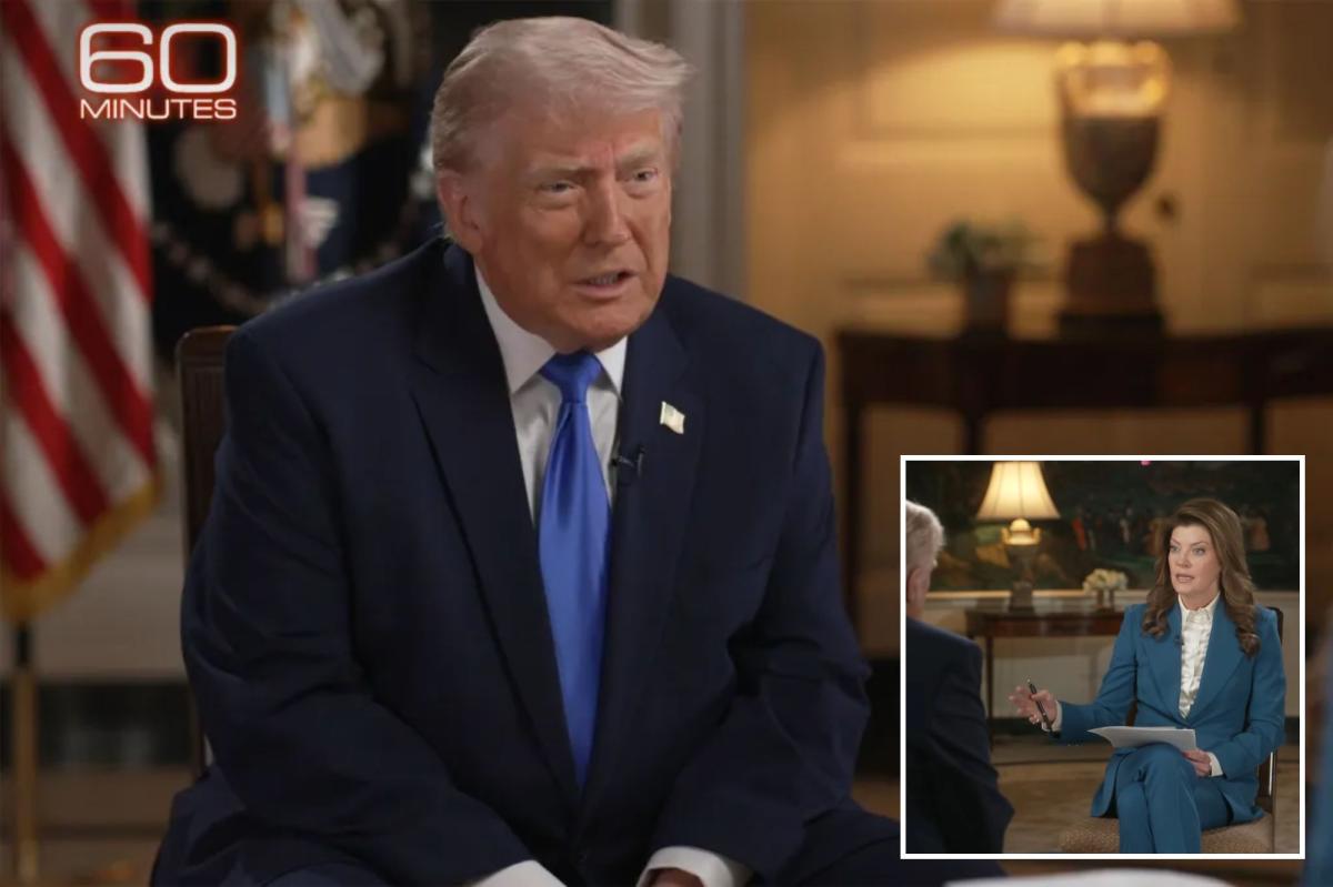 Trump calls 60 Minutes host disgraceful for | Gossip Wire