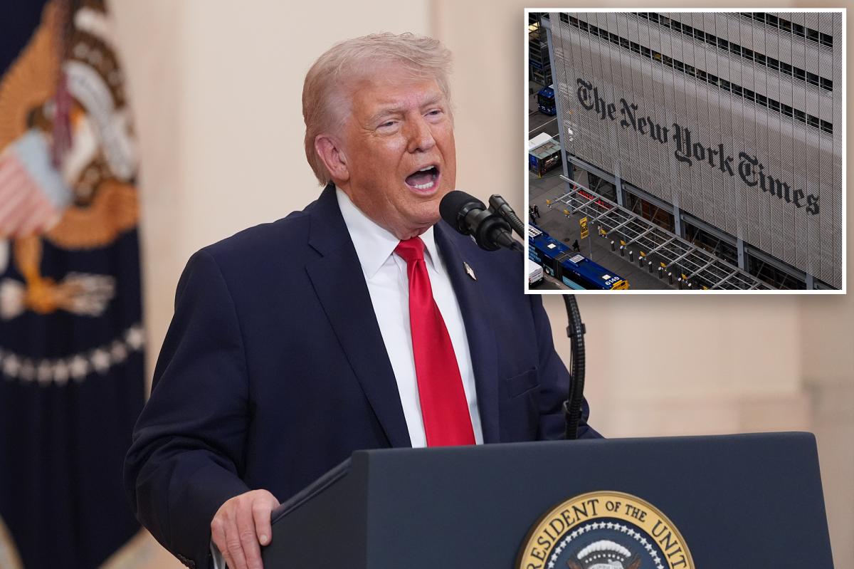 Trump calls out ‘failing New York Times’ for | Gossip Wire