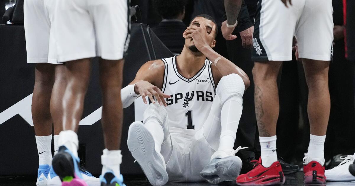 Wembanyama's concussion puts Spurs in peril the