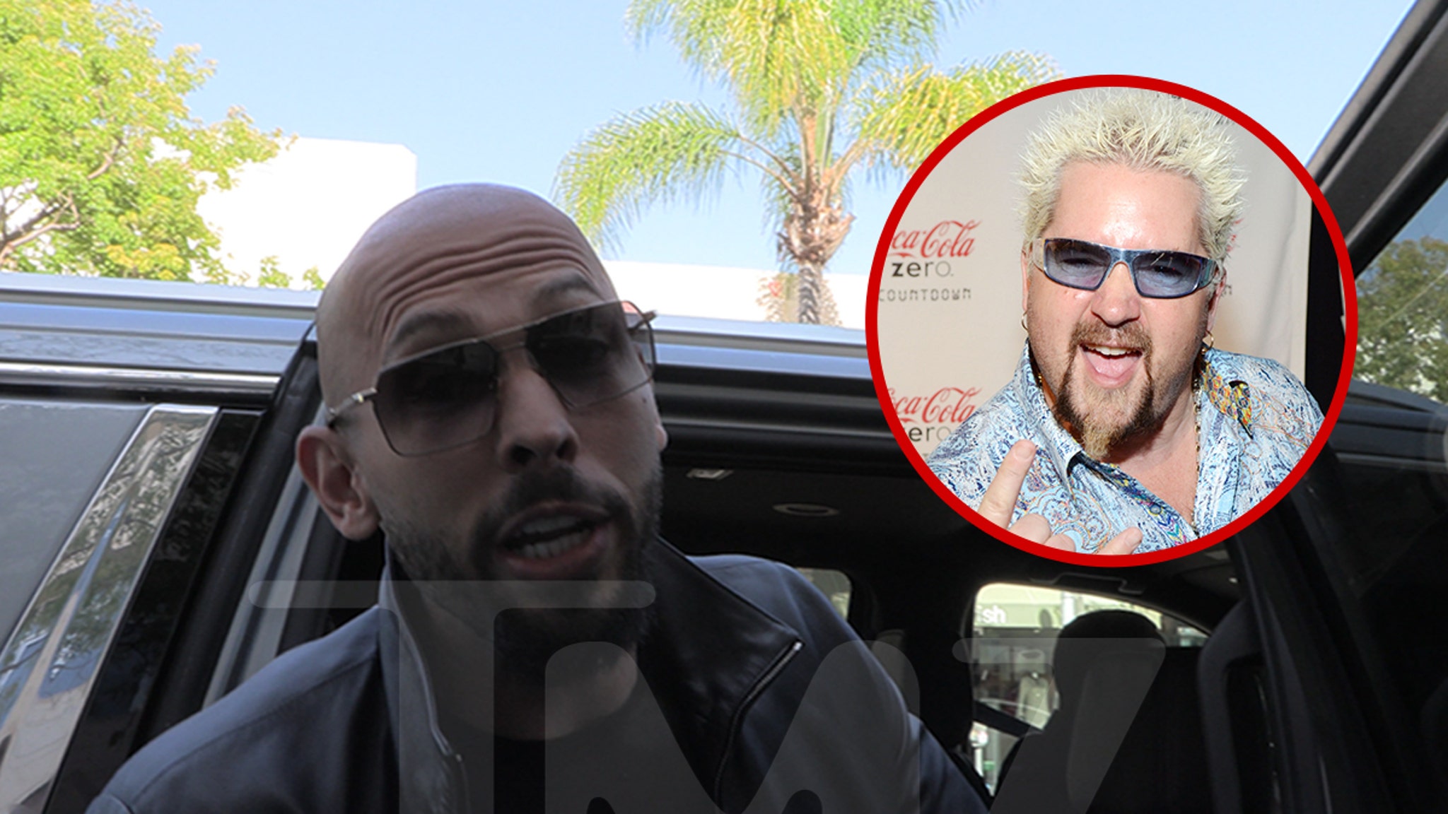 Andrew Tate Rips Into Guy Fieri Over UFC Meetup,