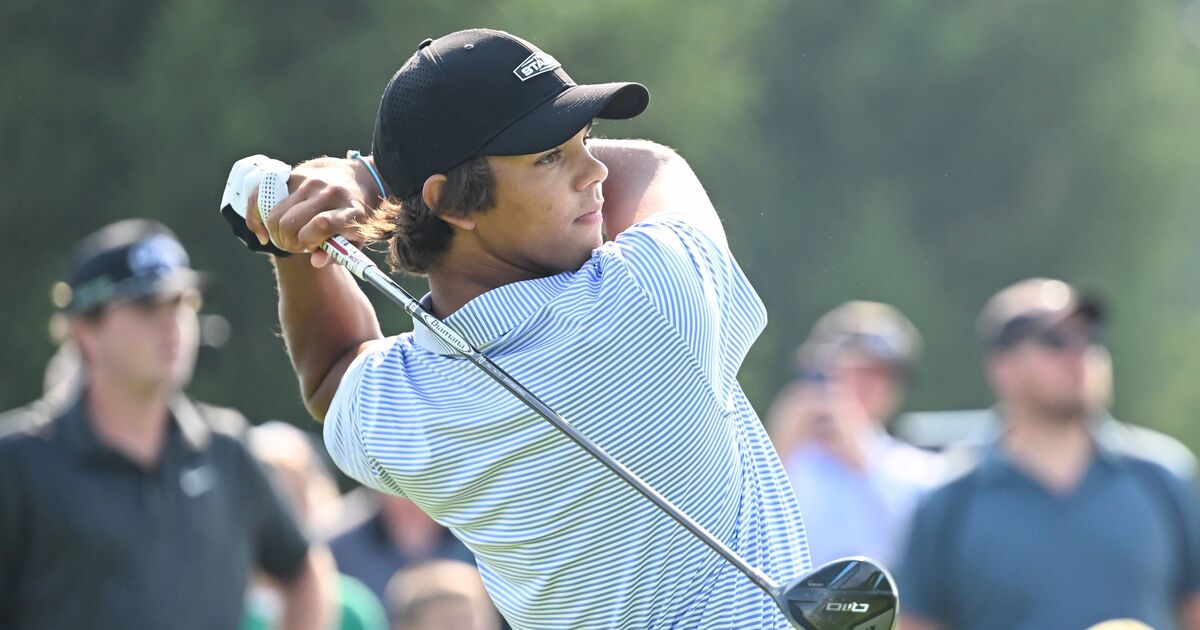 Charlie Woods endures poor golf return after | Golf News