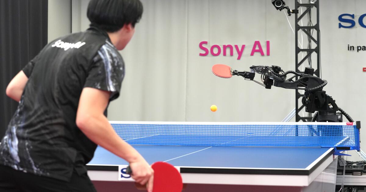 Is baseball next? Ping-pong robot beats elite