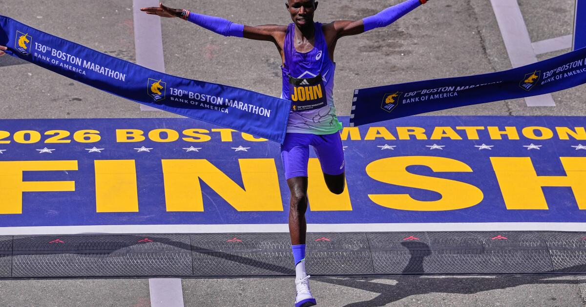 Kenyans John Korir and Sharon Lokedi repeat as