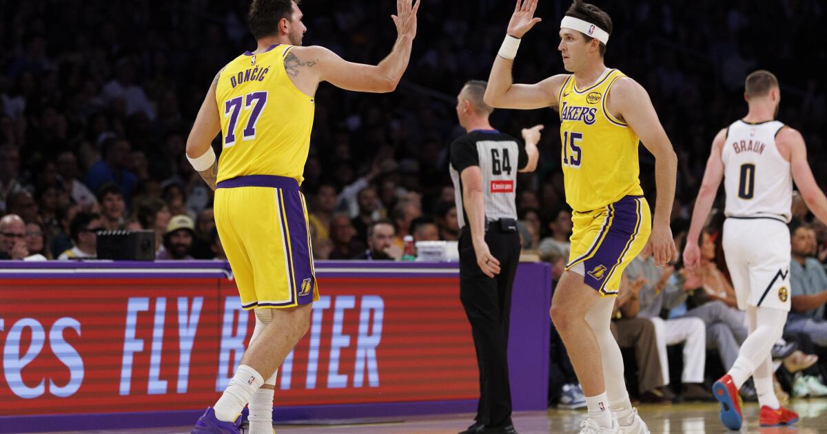 Lakers elevate playoffs work with Luka Doncic,