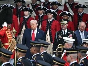 President Trump reunites with King Charles and Camilla | Latest US News