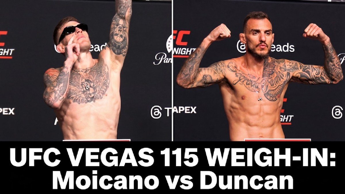 UFC Vegas 115 main event weigh-in video: Renato