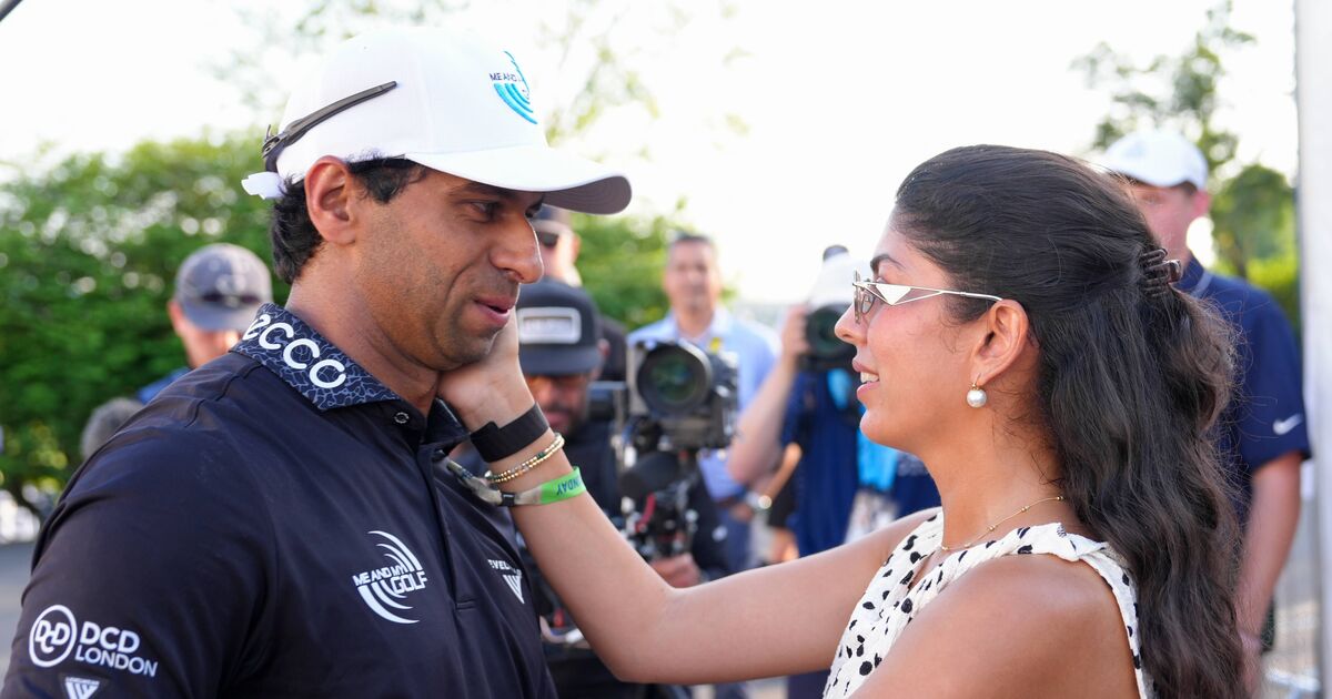 Aaron Rai hugs wife in emotional PGA Championship | Golf News