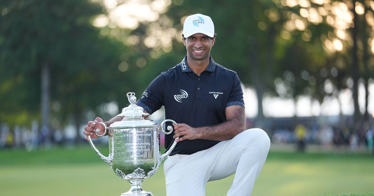 Aaron Rai's improbable 68-foot putt at PGA was | Golf News