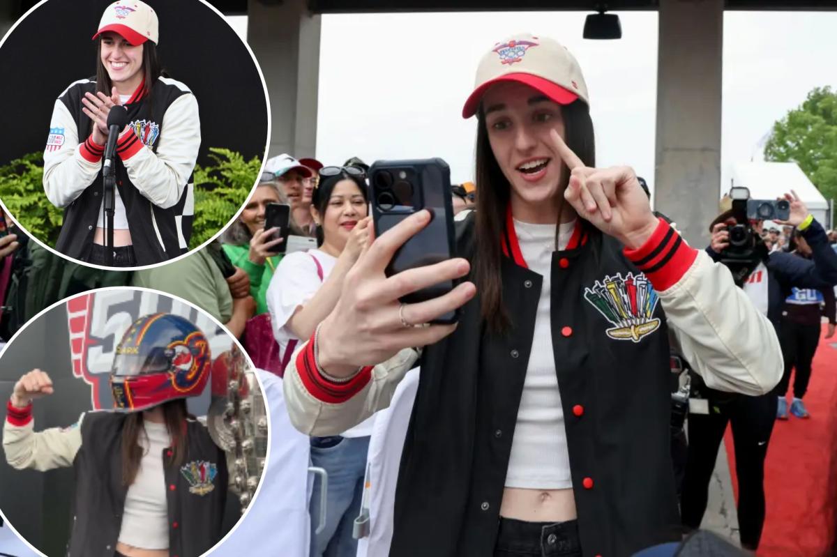 Caitlin Clark rocks custom helmet, get raucous | Sports News