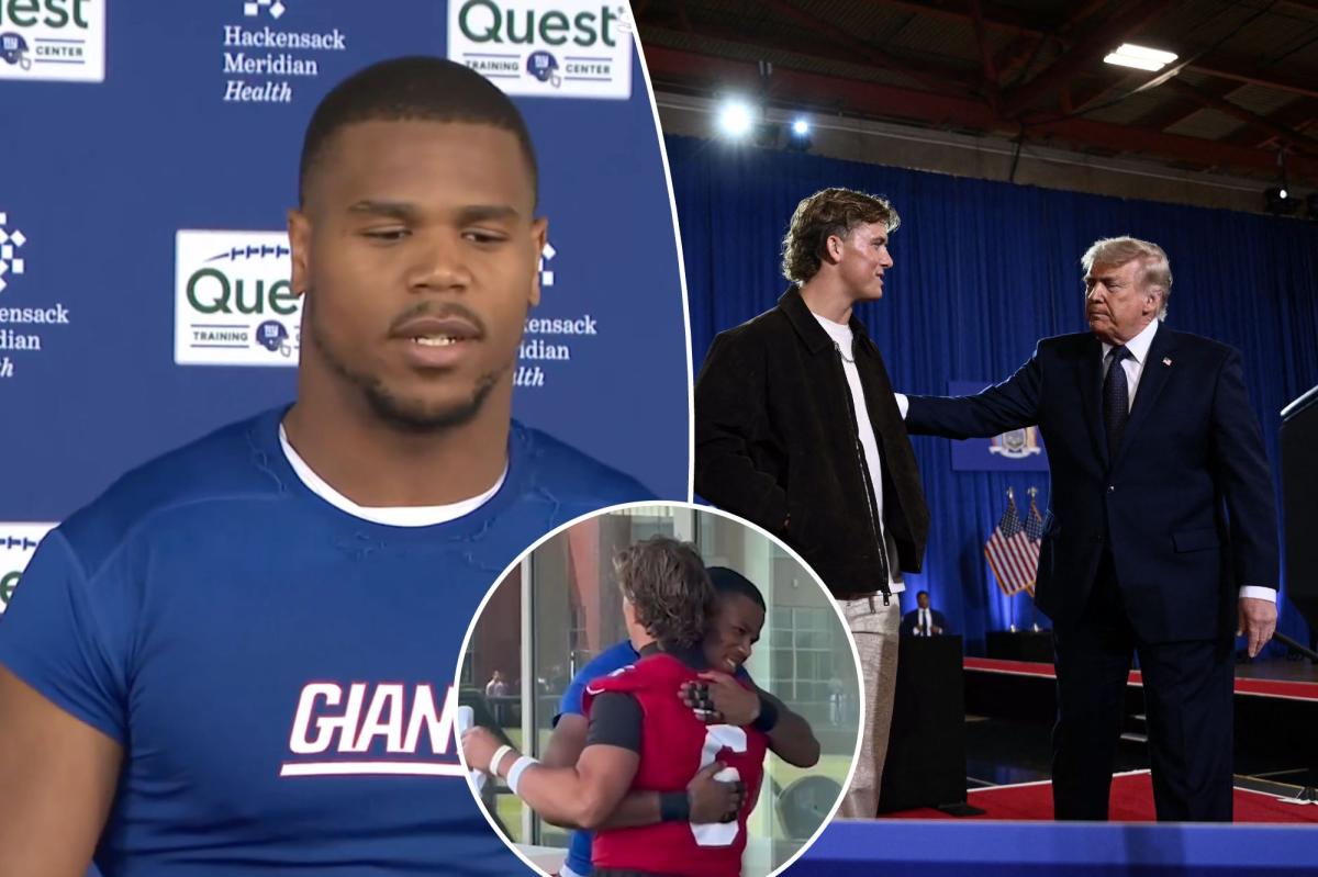 Giants' Abdul Carter explains response to Jaxon | Sports News