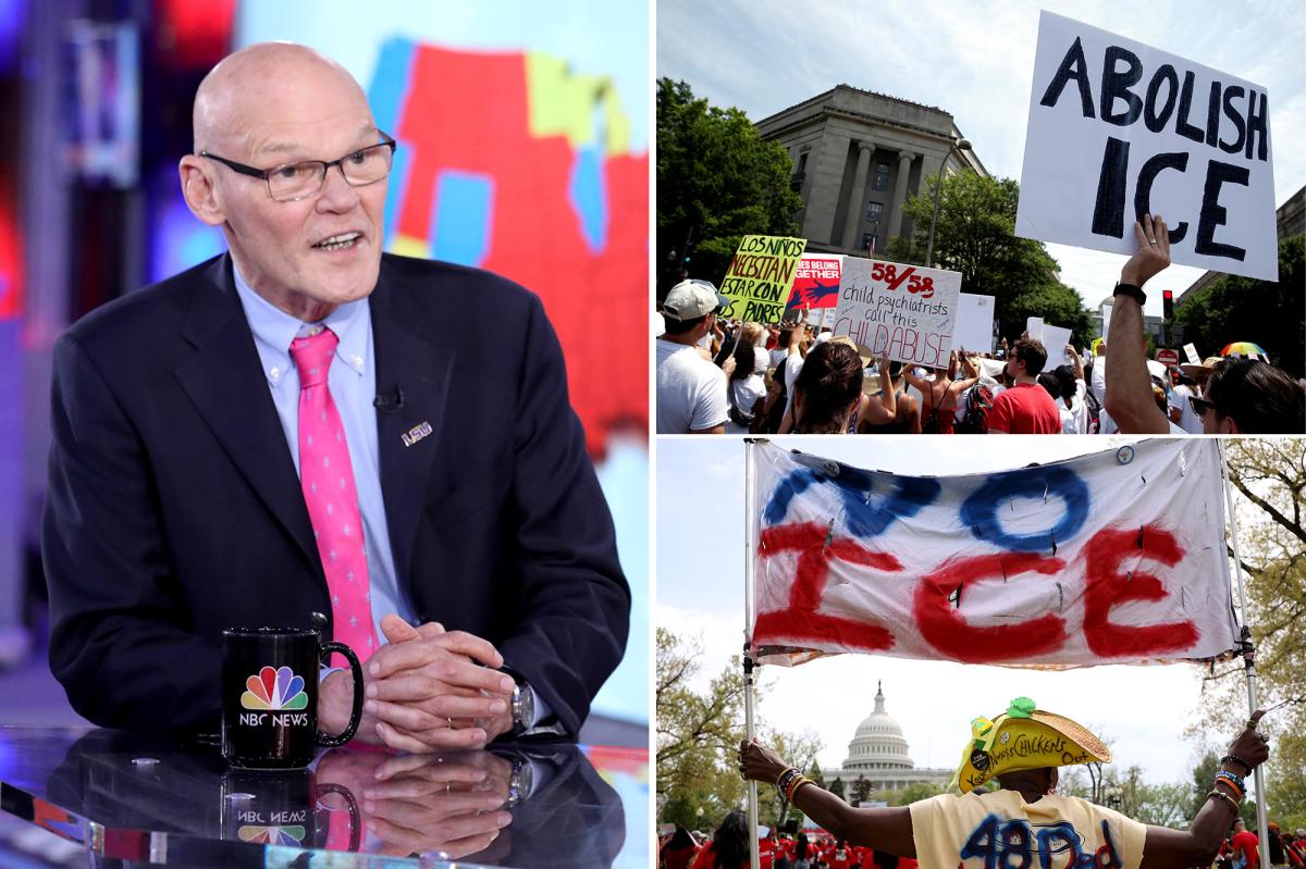 James Carville warns Democrats that abolish ICE | Gossip Wire