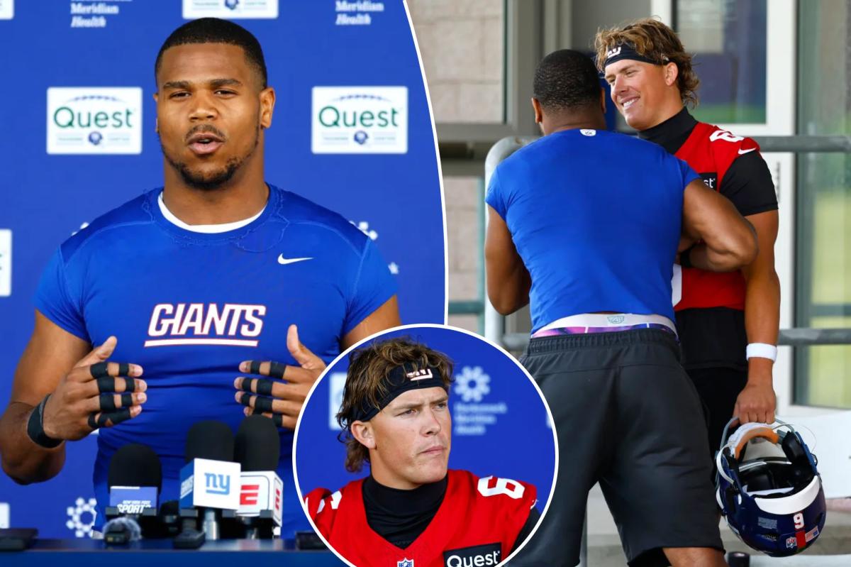 Jaxson Dart, Abdul Carter show united Giants front | Sports News