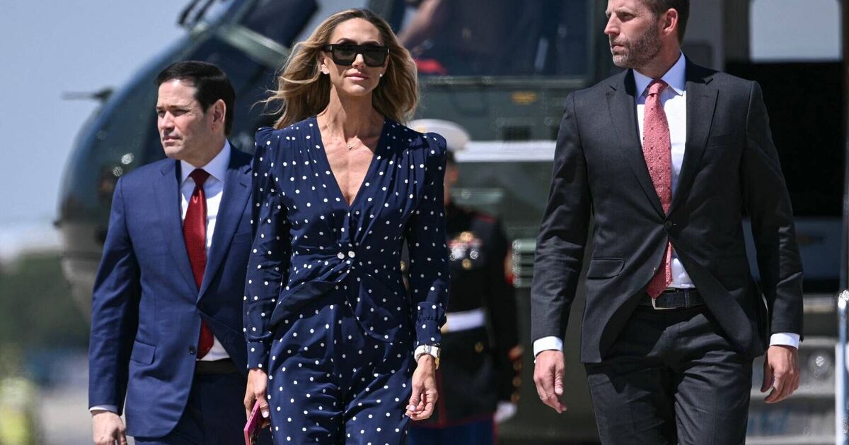 Lara Trump filled in for Melania in $2,341 polka