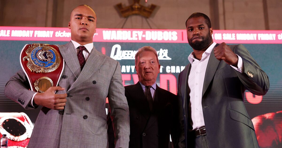 Last-minute Wardley vs Dubois tickets on sale for | Boxing News