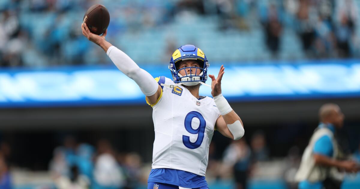 Matthew Stafford and Rams agree to a one-year
