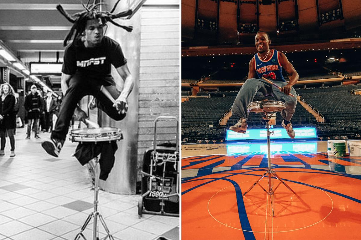 NYC subway busker plays for Knicks at MSG in | Sports News