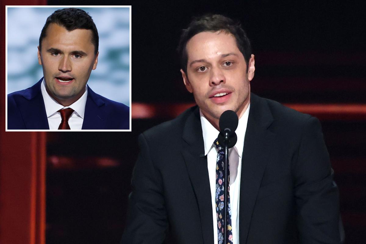 Pete Davidson drops Charlie Kirk joke at Kevin